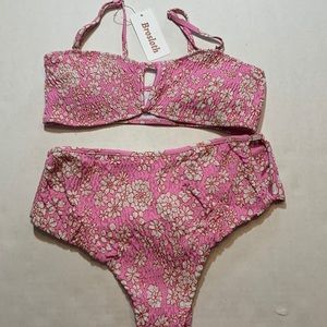 Two piece women’s swimsuit floral Brosloth bikini